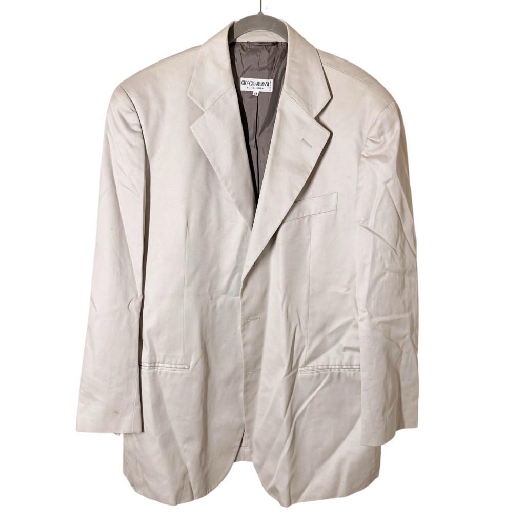 Giorgio Armani Men’s Cream Jacket Size 44
